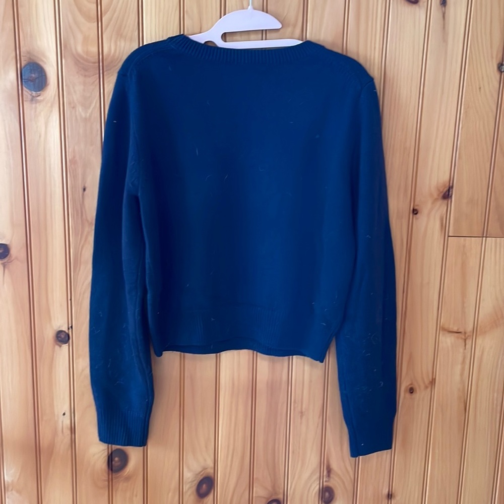 Wilfred free navy crewneck sweater